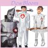 Enchanting Wizard Of Oz Tin Man Cosplay Costume For Adults And Kids In Silver