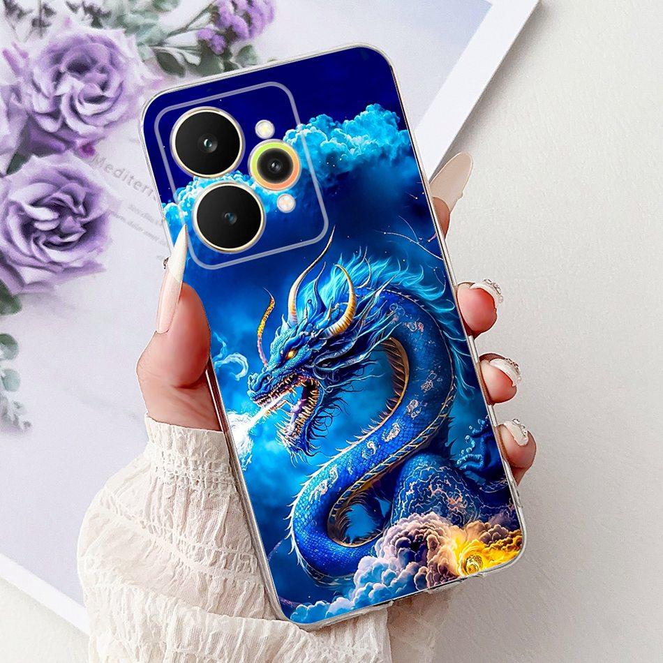 For Realme 15 15Pro Cool Dragon Tiger Painted Phone Case For Realme 15 Pro Realme15 5G Soft Silicone TPU Cases