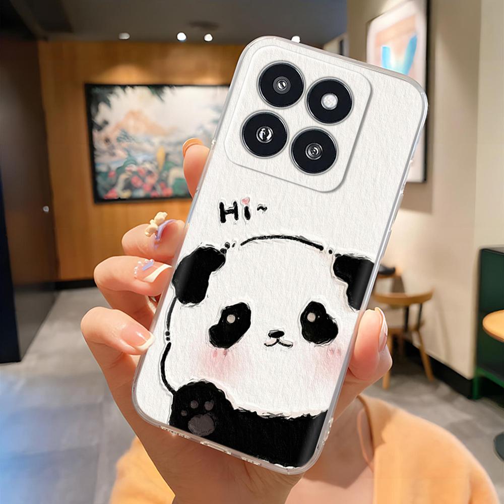 For Xiaomi 14 Pro Case Clear Creative Soft Silicone Phone Cases For Xiaomi 14 Mi 14 Mi14 Back Cover For Xiaomi Mi14 Pro Shells
