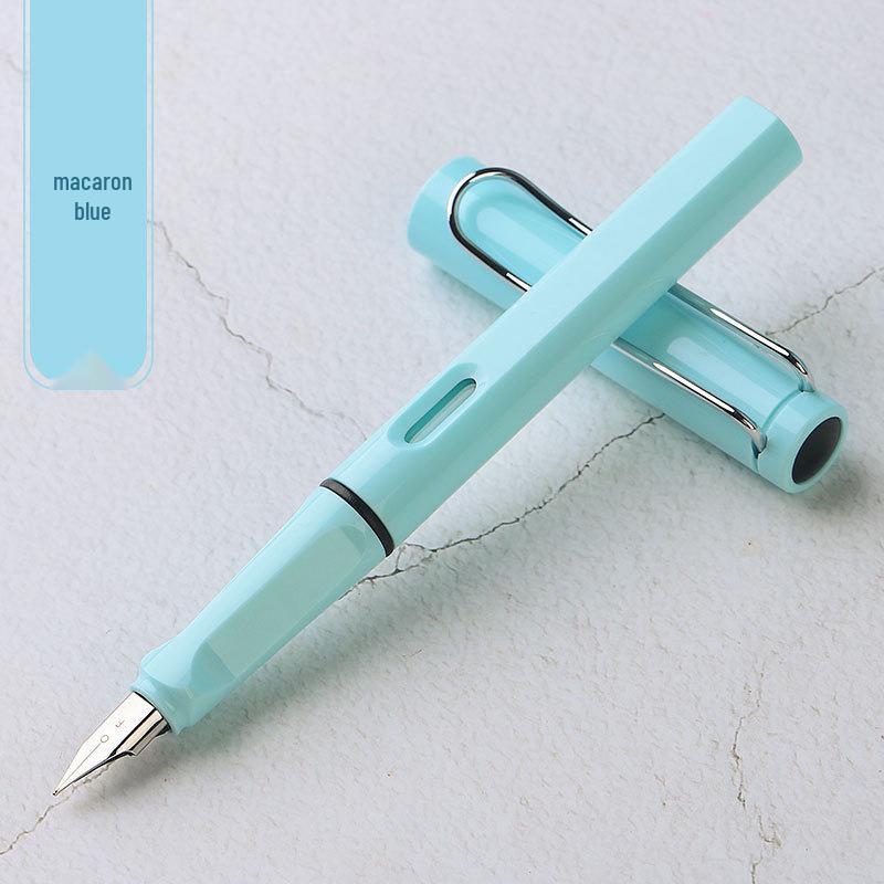 Colorful Ergonomic Fountain Pen for Students - Perfect for Writing Practice and Custom Logo Gifts