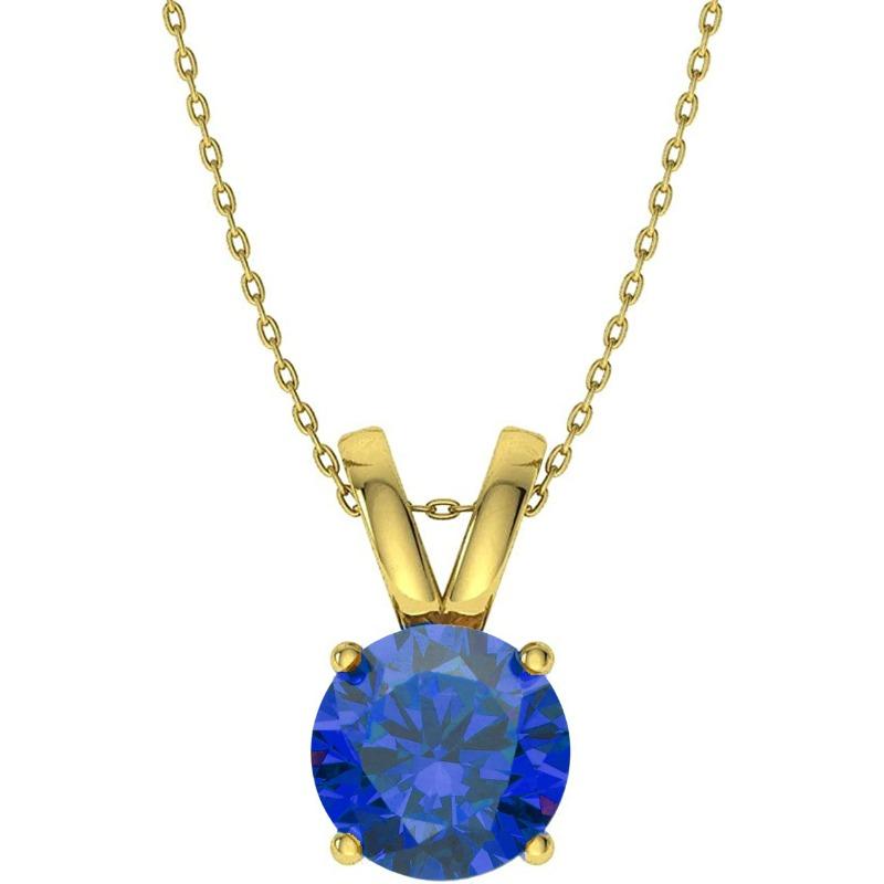S925 Sterling Silver December Birthstone 12 Color Birthstone Necklace Women'S Pendant