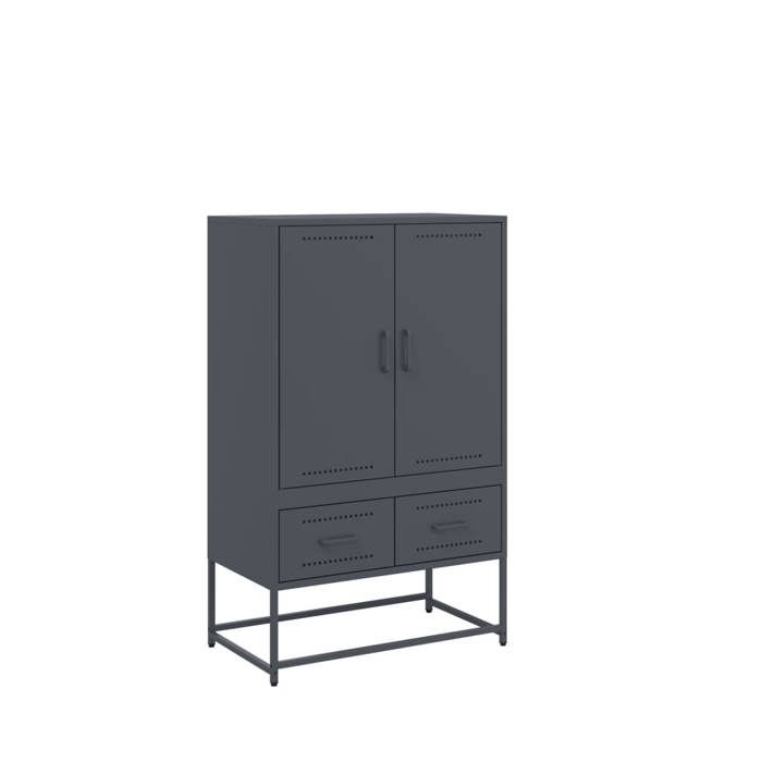 VidaXL Buffet Haut, Armoire avec Tiroirs, Placard avec Porte, Meuble de Rangement, Organisateur de Salle de Séjour, 846610