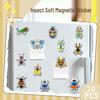 Set mit 20 Cartoon-Insekten-Kühlschrankmagneten – Bunte, Niedliche, Wasserdichte, Kreative Magnetische Aufkleber.