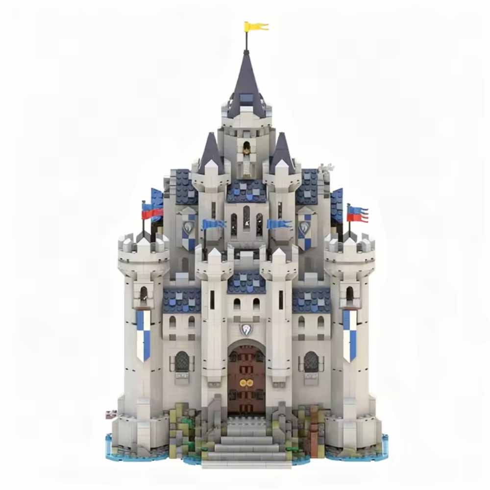 3212pcs Medieval Series MOC-243400 King mearas castle Model Building Blocks Creative Gift Decor Assemble Adult puzzle Gifis
