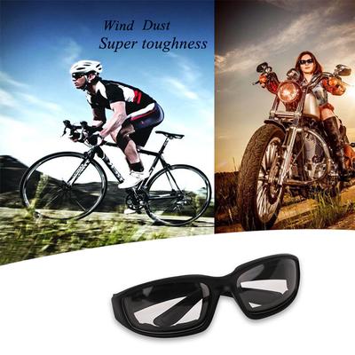 UV400 Motorcycle Riding Safety Glasses Windproof Eyeglasses Bicycle Sunglasses Moto Helmet Goggles Motor Biker Protection Lenses