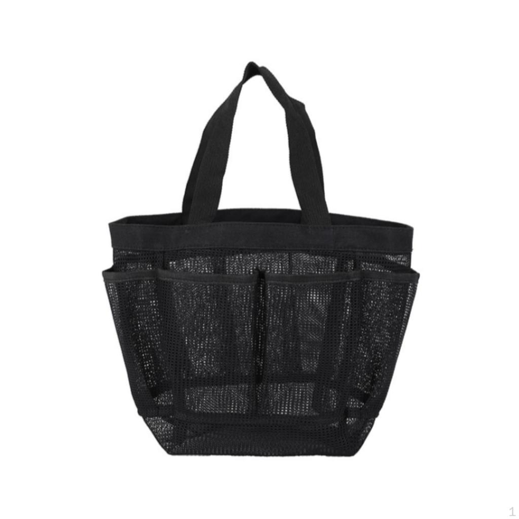 Hanging Mesh Shower , Tote, Essential Toiletry Storage, Portable Bathroom Organizer