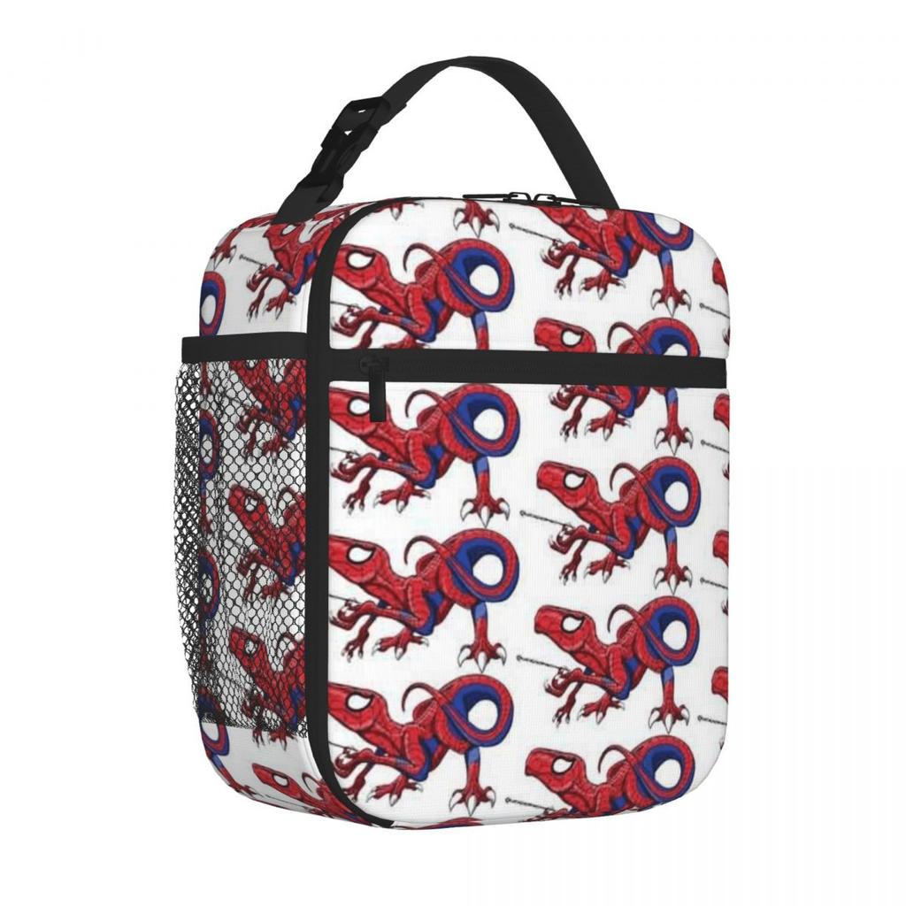 Bestselling The Amazing Spideraptor! Office Style Adjustable Strap Lunch Bag Daily Meal Prep Food Storage Bag