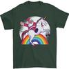 Santa Claus Riding a Unicorn Christmas Xmas Unisexs TShirt 100 Cotton