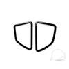 2Pcs Piano Black Dashboard Air Vent Outlet Cover For BMW X5 E70 X6 E71 2008-2014