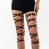 Sex Hohl Lange Elastische Ketten für Frauen Trendig Heiß Nachtclub Oberschenkel Knöchel Körper Accessoires Mode Stil Schmuck Weibliche Geschenke