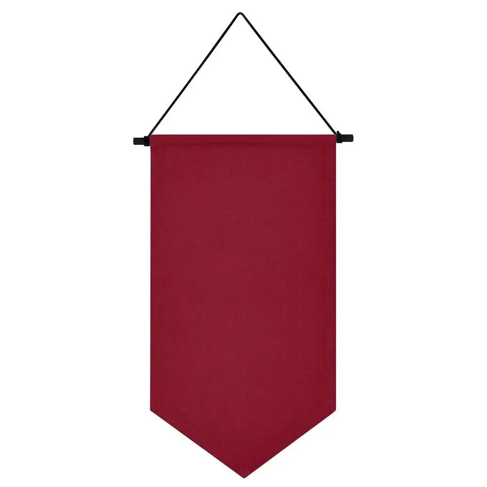 

Triangle Flag Wall Hanging Canvas Banner Hanging Brooch Pin Display Durable Multifunctional Badge Storage Pin Display Pennant вино красного