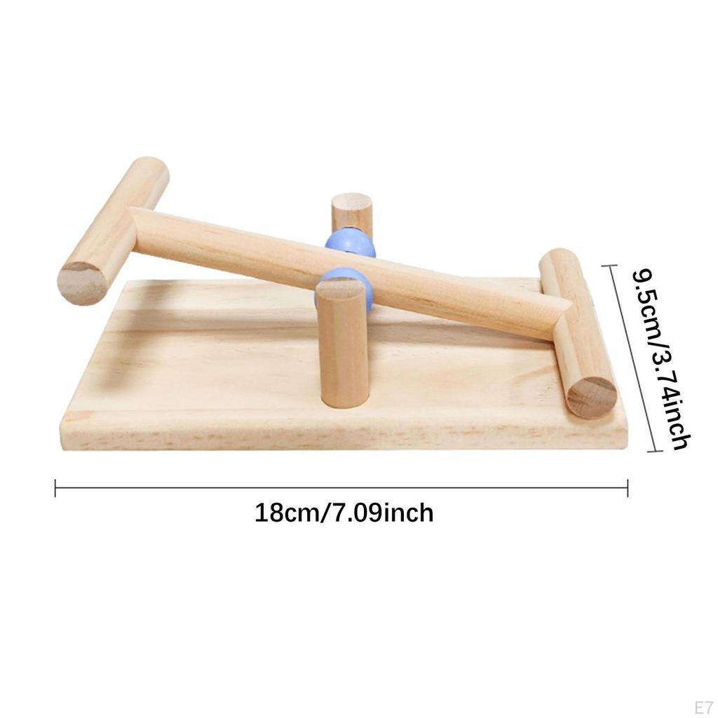 Set de joacă interactiv cu suport de biban pentru păsări pentru papagali mici