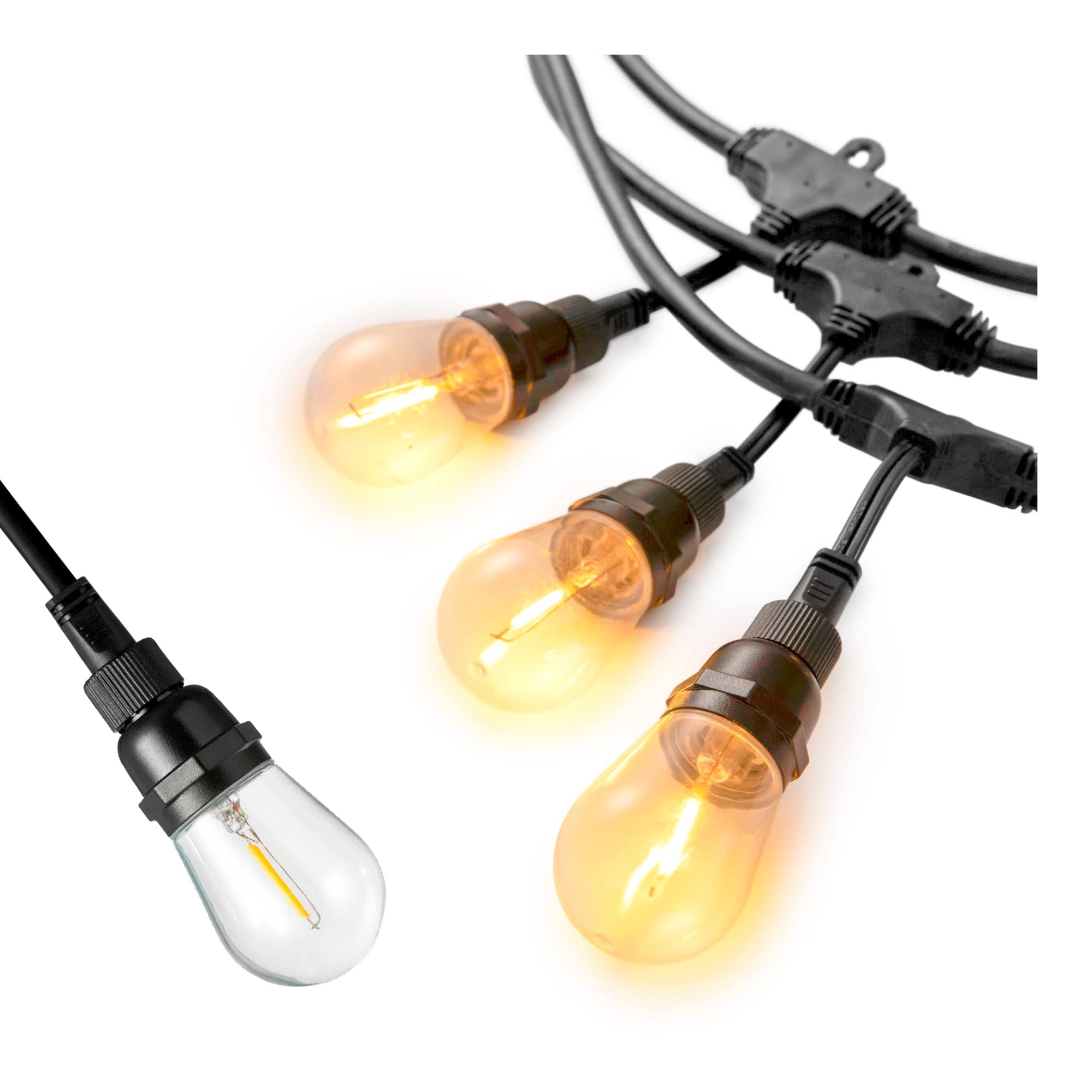 

Takasho Akari Classic Garden Party 10 Long x 21cm Warm Outdoor Retro Light, Light, Bulbs, Approx. 5.5m High, White, Illumination, Waterproof, Light,