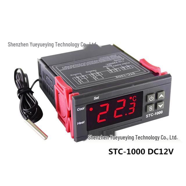 

STC-1000 Digital Thermostat for Aquarium & Seafood Hatching - Electronic Temperature Controller with Display
