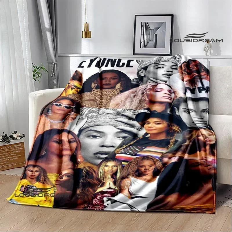 Beyonce Giselle Knowles Bedruckte Decken Flanell Warme Decke Weiche Gemütliche Decke Sofa Bettdecke Reisedecken Geburtstagsgeschenk