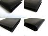 Authentic BVLGARI Black Leather Classico Bifold Wallet Compact Wallet #b167  Open box
