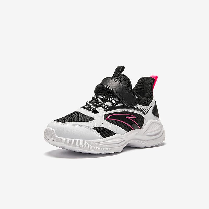 Anta Kids Synthetic Leather Fabric Running Series Trendy Comfortable Versatile Lightweight Shock Absorption Low Top Kids Running Shoes A22439925