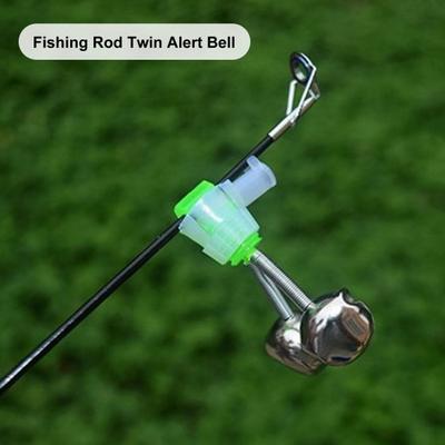 Bite Alarm Bell Mini Alert Lightweight Fishing Rod Twin Alert Bell Fishing Supplies