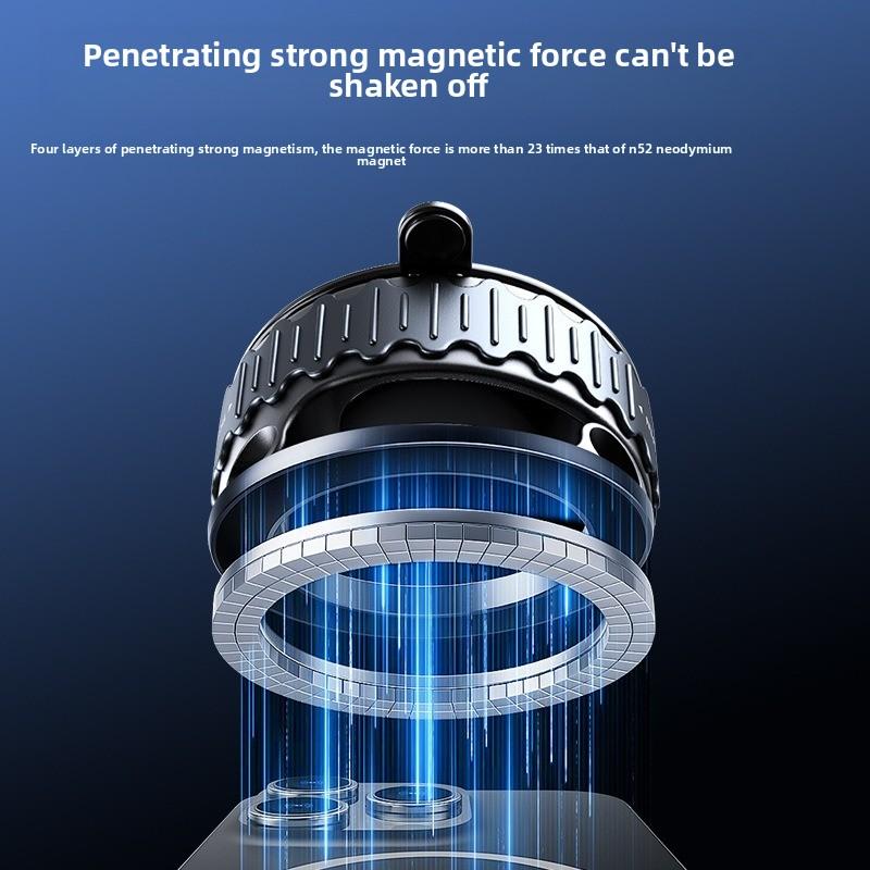 Magnetic Car Phone Holder 360° Free rotation Fold Storage Multifunctional Mobile phone stand Support iPhone &Android mobile phone