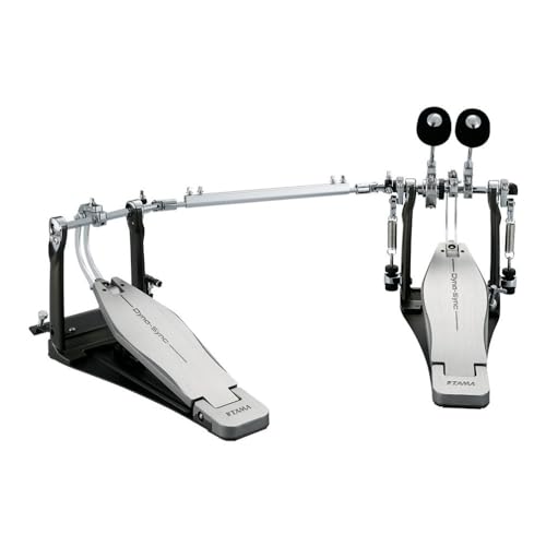 

TAMA HPDS1TW with dedicated hard case for “Dyna-Sync” twin drum pedals using the Tama “direct dri...