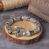 Viking Ouroboros punk náramek pro muže slitina vintage módní šperk street kultura unisex doplněk