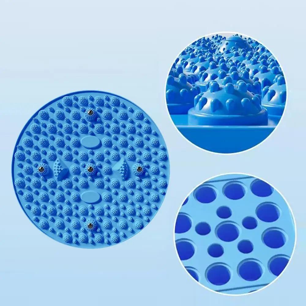1PC Foot Massage Mat, Shiatsu Board Relax Round Exercise Mat Fitness Foot Training Acupuncture Physiotherapy Massage Accessories