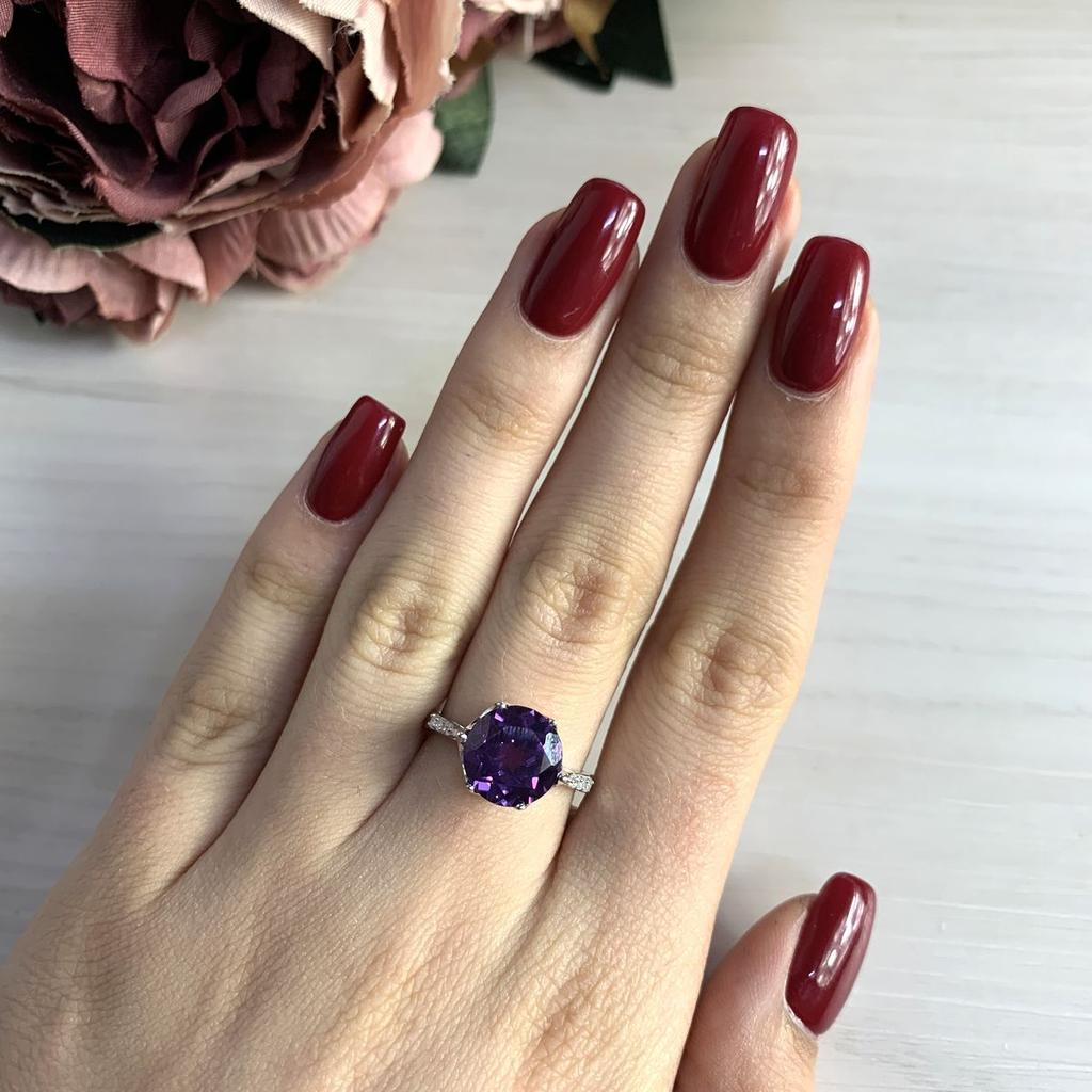Silver Ring with Alexandrite 4.87ct (2002338)