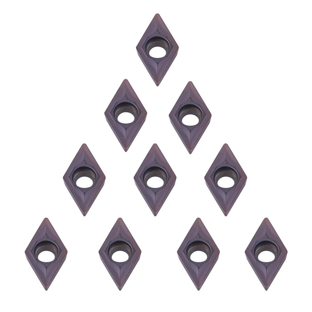 10pcs CNC Carbide Tips Inserts Blade Cutter Lathe Turning Tool With Box