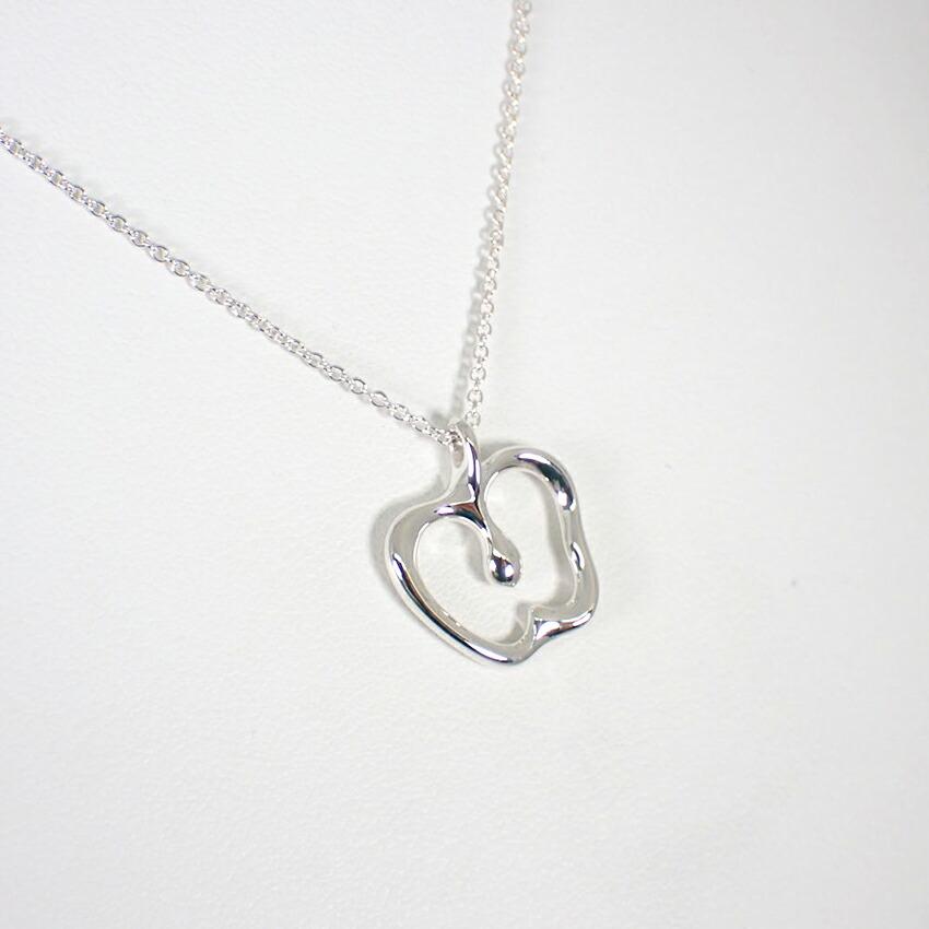 Pre-owned Tiffany SV925 Apple Pendant Necklace j42-16