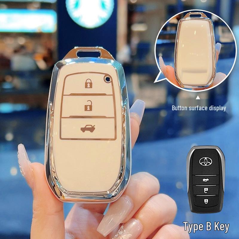 Toyota Key Cover for Camry, Corolla, RAV4, Land Cruiser, Avalon, and Viloran (Women's Edition).