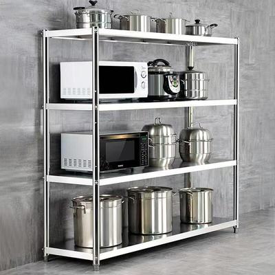 ZHMA Stainless Steel 4-Tier Kitchen Shelf