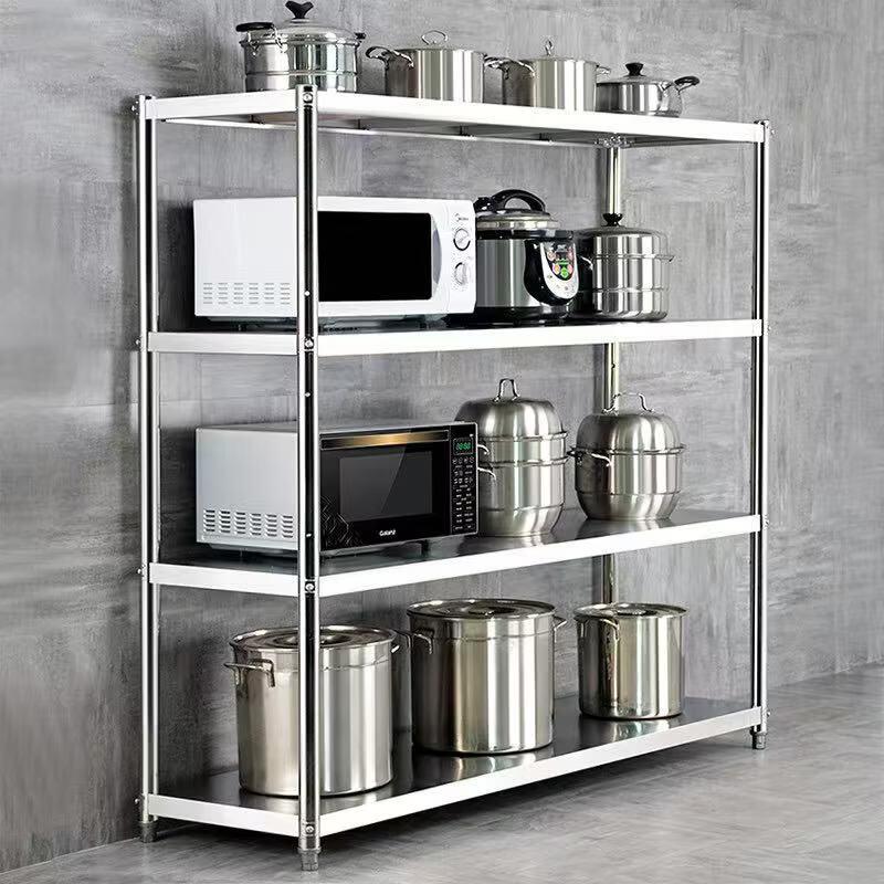 ZHMA Stainless Steel 4-Tier Kitchen Shelf