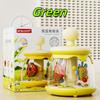 Colorful Insect and Carousel Theme Press-and-Go Toy with Jumping Ball - Early Educational Toddler Toy for Sensory Development
