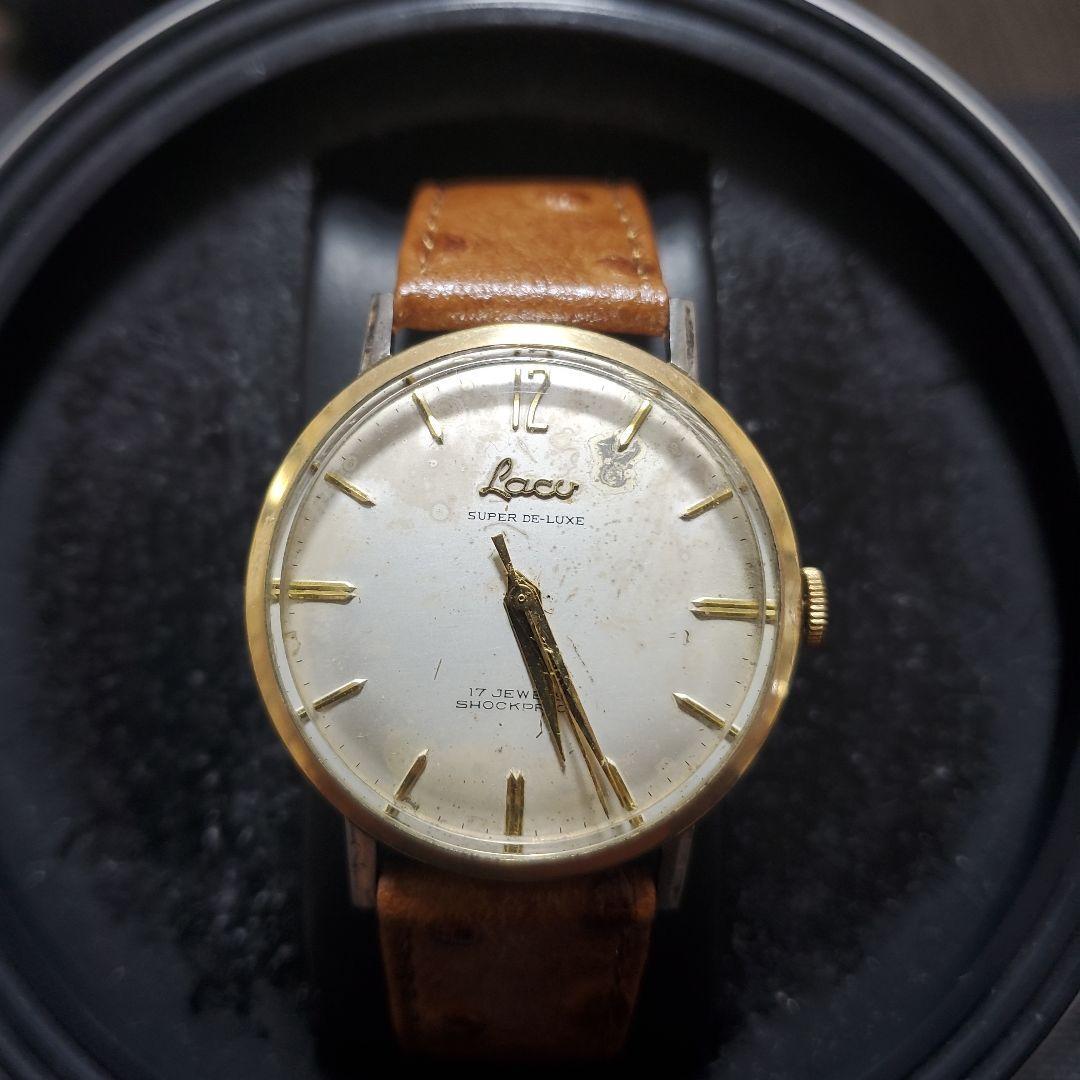 Used Rare German made Laco Super De Luxe 17 jewel manual winding watch