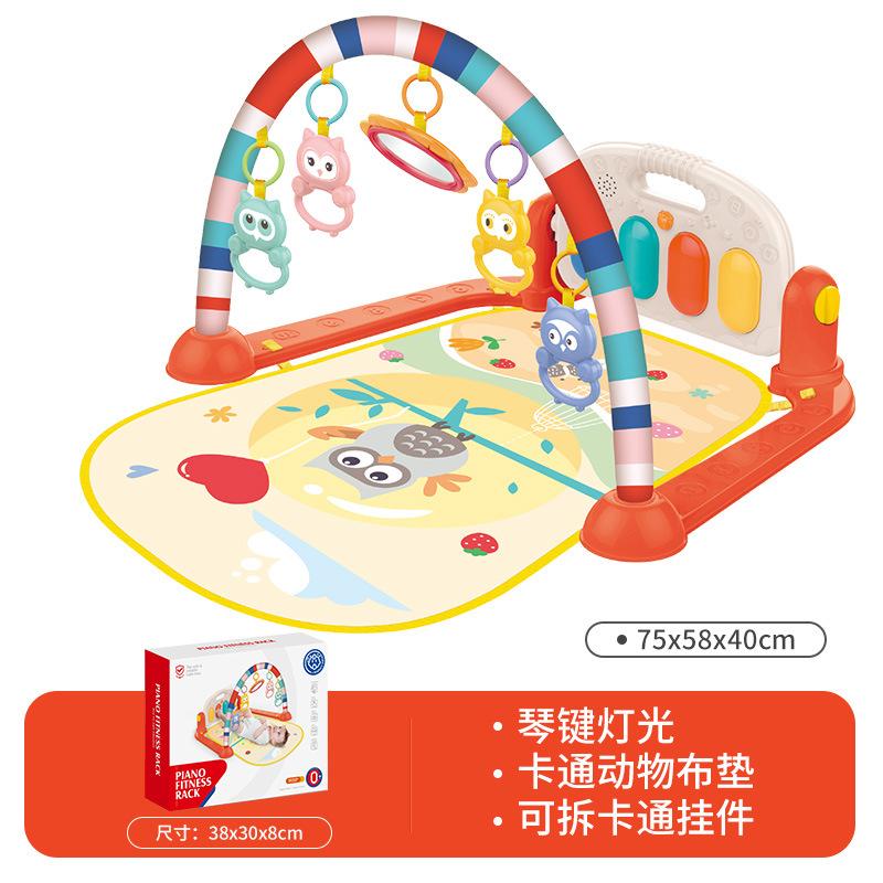 Baby Fitness Frame Pedal Piano Toy Children Baby Music Climbing Mat Fitness Device 0-36 Months
