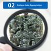 11X Folding Pocket Magnifying Glass Portable Mini Magnifier for Reading Inspection High Clarity Lens for Adults Seniors