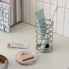 Portaspazzolino in Acciaio Inossidabile Accessori da Bagno in Metallo - Scaffale Porta Dentifricio Pennelli Trucco Organizer per Arredamento Casa