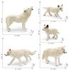 High-quality Arctic Wolf Models Featuring Howling Walking And Baby Wolf Designs