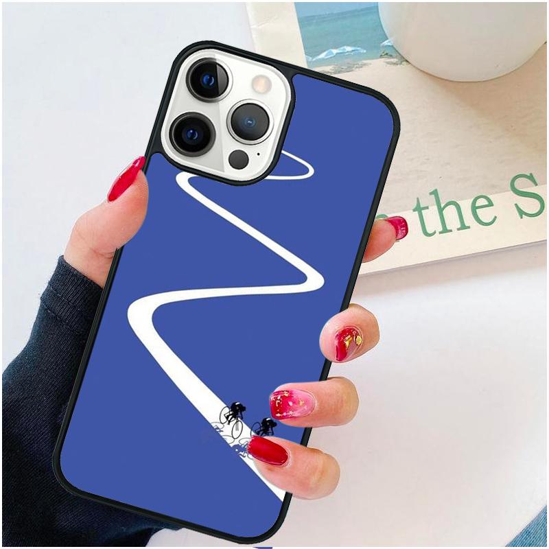 

MTB Mountain Bike Cycling Bicycle Phone Case For iPhone 17 Air 16 pro max 15 14 plus 12 13 Soft Shell Cover coque iPhone 14plus