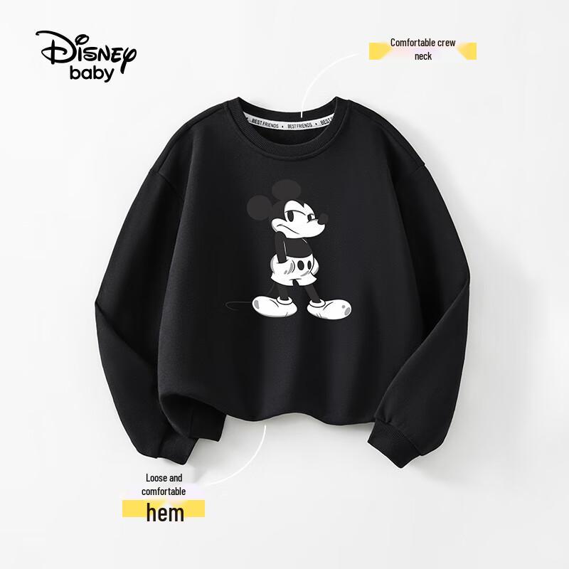 Disney Baby Unisex Cartoon Long-Sleeve Casual Sweatshirt