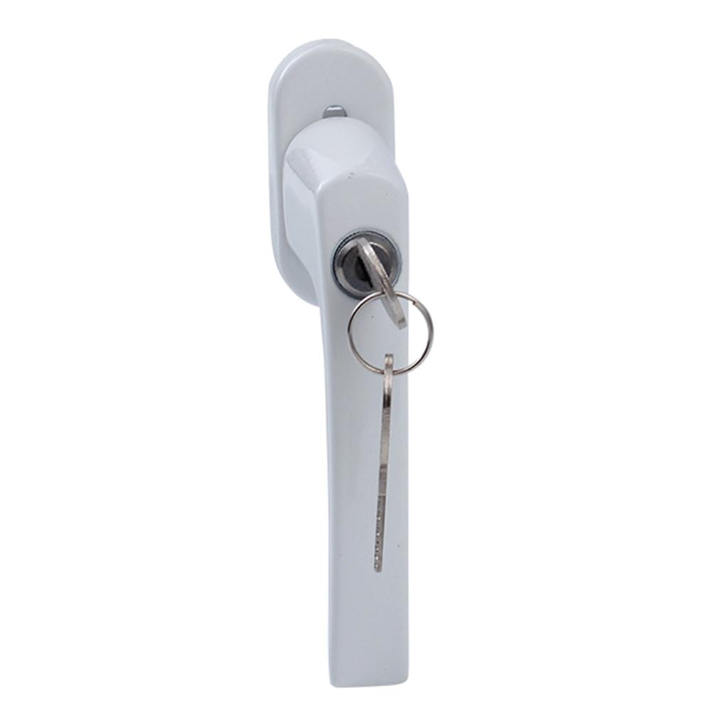 Secure Lockable Window Handle with Key & Screws Reliable Window Handle Set Key Locking Mechanism Simple Installation