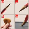 Rosewood Multi-Style Calligraphy Brush Set: Bristle, Wolf, Sheep Hair; Seal, Clerical, Running Script; Ou, Liu, Yan, Zhao Styles.