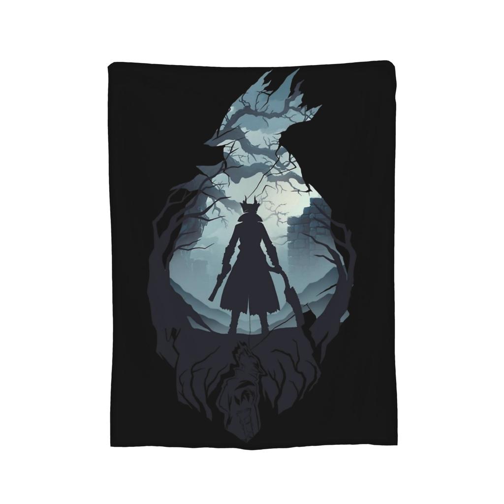 Bloodborne Videospiel Decken Flanell Bedruckt Multifunktionale Super Warme Überwurfdecke für Bett Büro Steppdecke