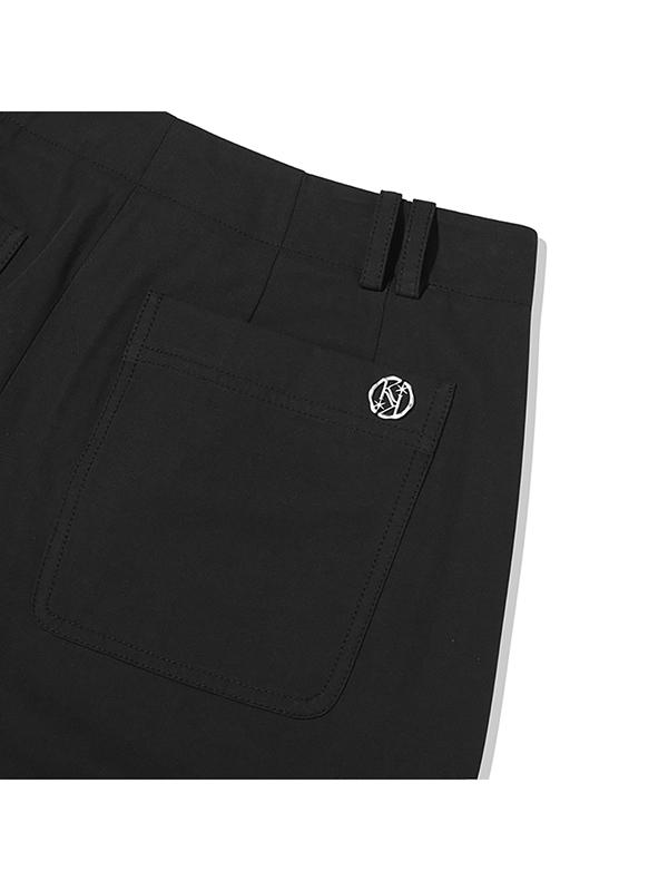 KIRSH Collection Curved Fit Cotton Pants [Charcoal]
