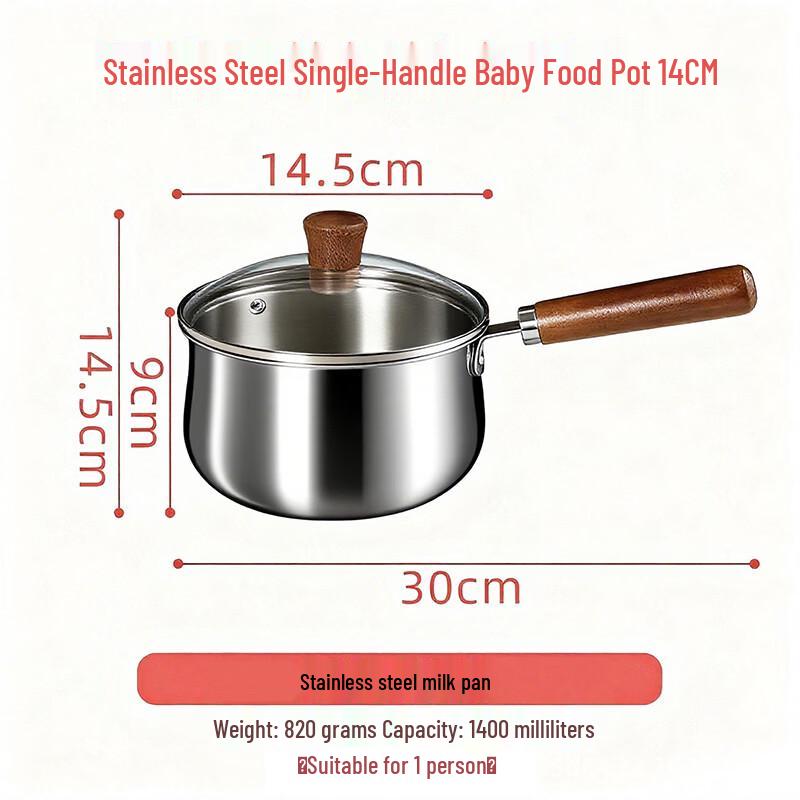 Master Cook Safe Stainless Steel Milk Pot