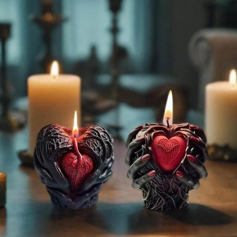 Holding Heart Lumanari Matrite Halloween Lumanari Matrite Matrite 3D DIY Craft Rasina Nou