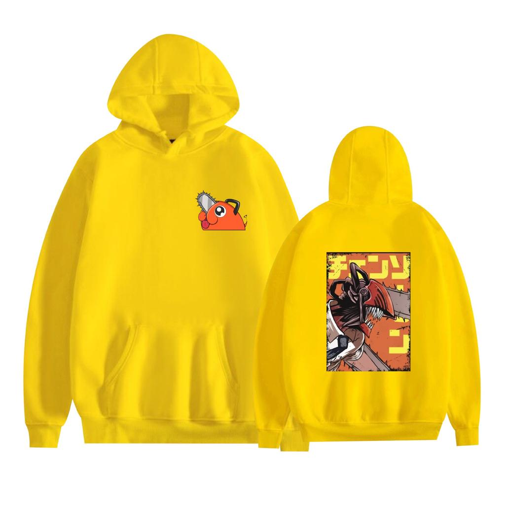 Unisex-Anime-Hoodie mit Kettensägenmann-Motiv, Cartoon-Print, Streetwear-Hoodies für Paare, Männer und Frauen