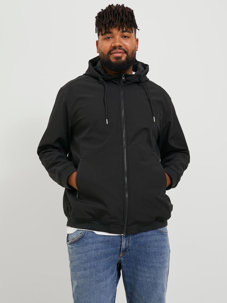 Winter Jacket Jack & Jones Jjebasic Softshell Hood Noos Pls (12236331) Black 1