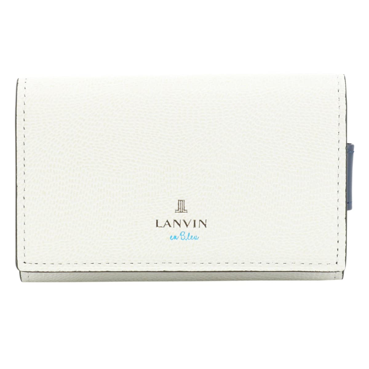 

on Key Case 5 Rows Genuine Leather 533602 Nebula with Key Ring Cowhide White [Lanvin Bleu] Men s [31]