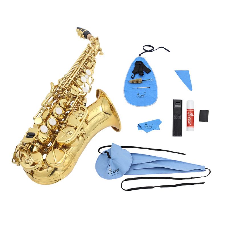 Set da 10 Pezzi Kit di Pulizia per Sassofono Panno Sax Clean Spazzolino per Bocchino Cinghia Mini Set di Cacciaviti